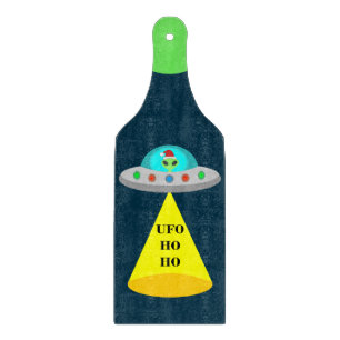 Tabla De Cortar Navidades de UFO Ho Ho Alien volador
