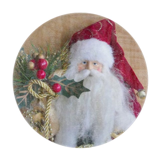 TABLA DE CORTAR NAVIDADES DECORATIVOS SANTA (Anverso)