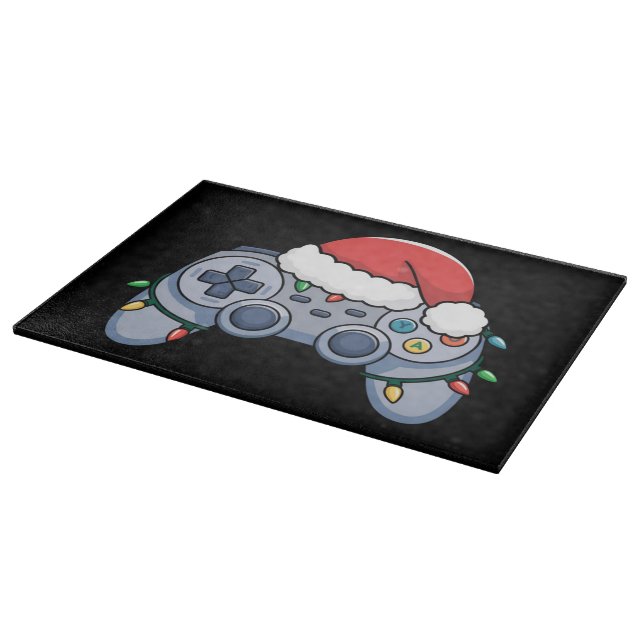 Tabla De Cortar Navidades del controlador de videojuegos Santa Hat (Borde)