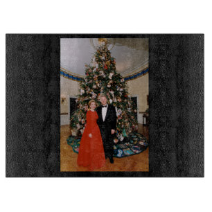 Tabla De Cortar Navidades del presidente estadounidense Bill Clint