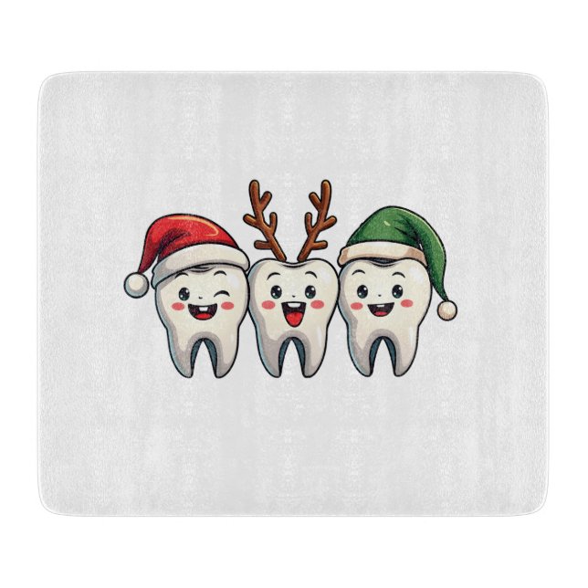 Tabla De Cortar Navidades dentales Santa Floss Xmas Tree (Anverso)