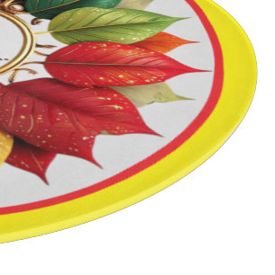 Tabla De Cortar "Navidades festivos brillan"