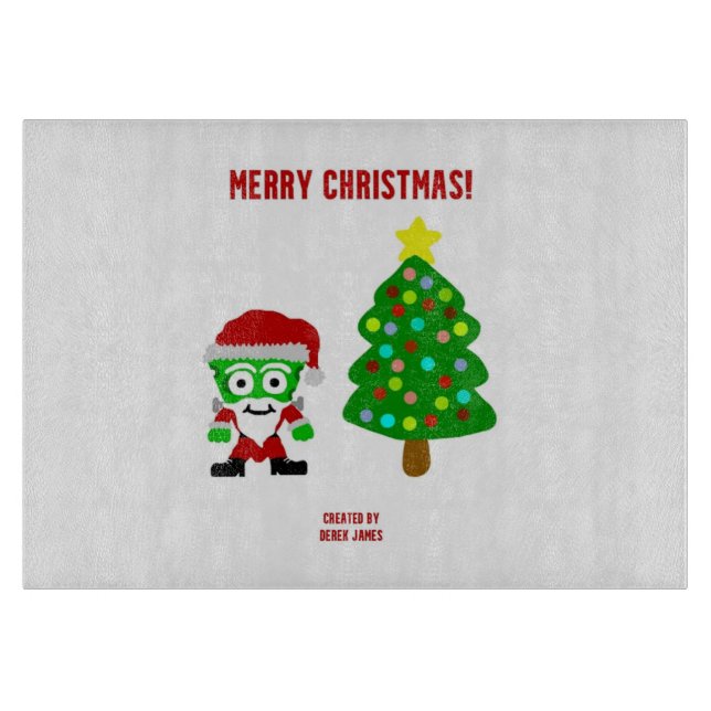 Tabla De Cortar Navidades FrankenCheese Cutting Board (Anverso)