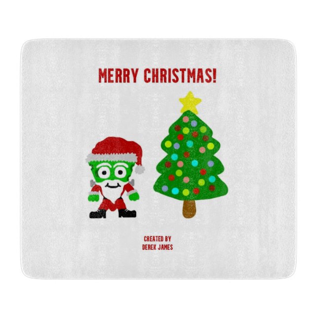 Tabla De Cortar Navidades FrankenCheese Cutting Board (Anverso)