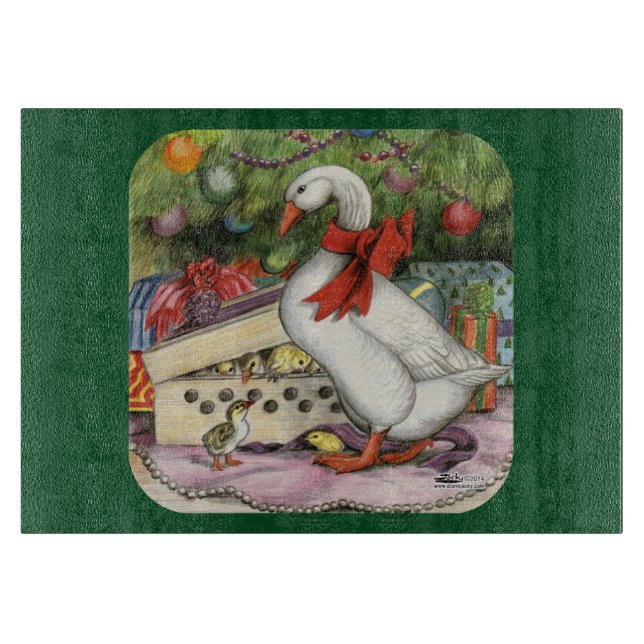 Tabla De Cortar Navidades Goose (Anverso)