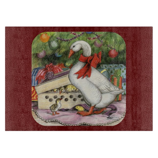 Tabla De Cortar Navidades Goose (Anverso)