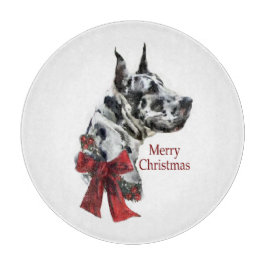 Tabla De Cortar Navidades Harlequin Great Dane