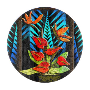 Tabla De Cortar Navidades hawianos Bouquet Charcuterie Board