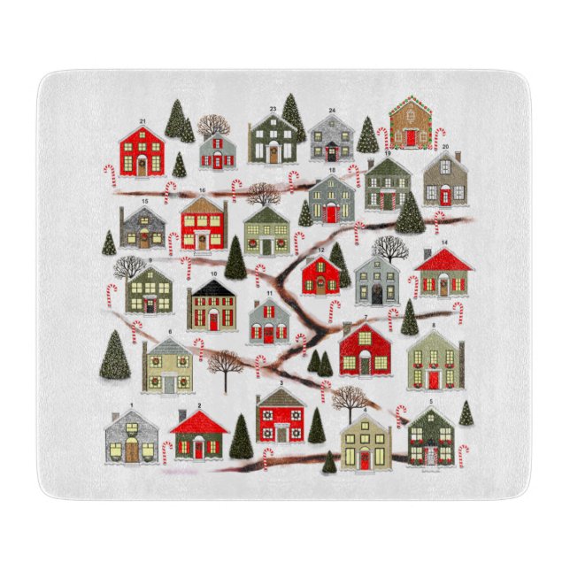 Tabla De Cortar Navidades Holiday Cutting Board (Anverso)
