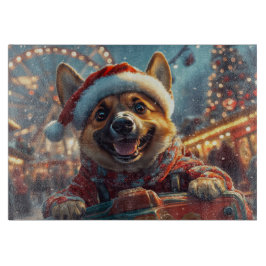 Tabla De Cortar Navidades malineses de montaña rusa