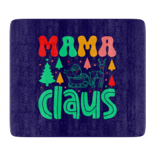 Tabla De Cortar Navidades Mama Claus Design-60097