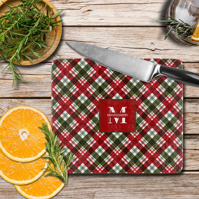 Tabla De Cortar Navidades Monogramas Familiares (Subido por el creador)