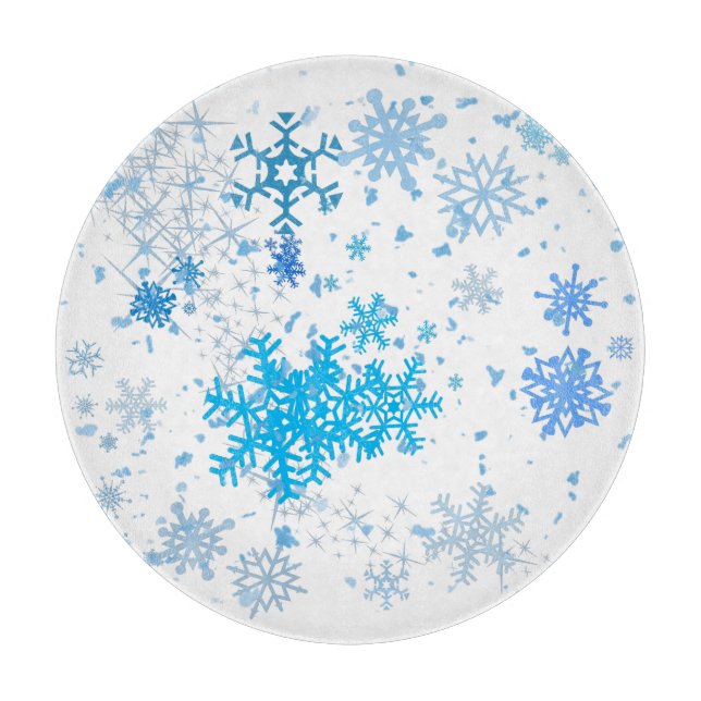 Tabla De Cortar Navidades Nevada (Anverso)