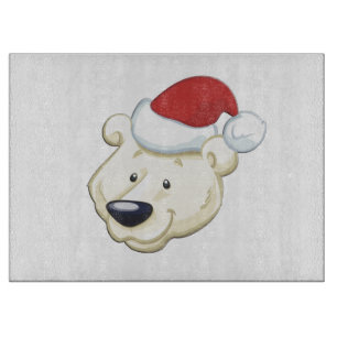 Tabla De Cortar Navidades oso polar