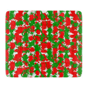Tabla De Cortar Navidades Paint Splatter