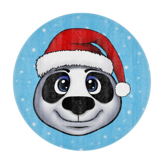 Tabla De Cortar Navidades Panda (Anverso)