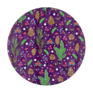 Tabla De Cortar Navidades Pine Cones: Festividad sin foco