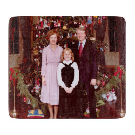Tabla De Cortar Navidades Presidente James Jimmy Carter Casa Blanc
