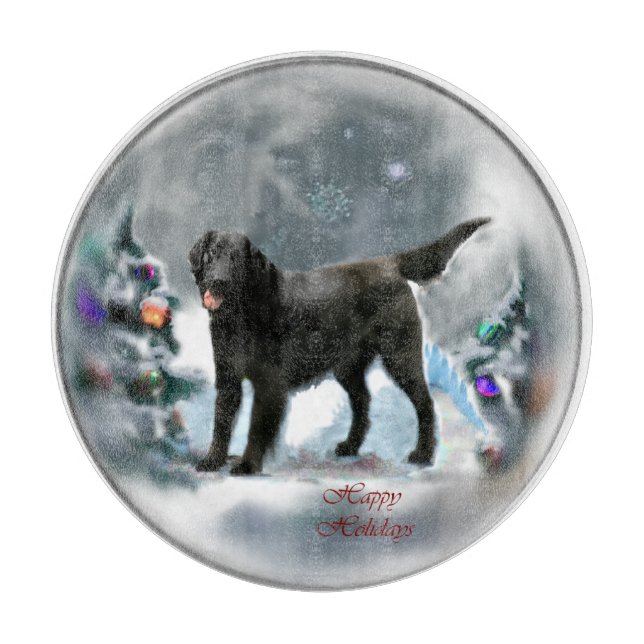 Tabla De Cortar Navidades recuperadores planos (Anverso)