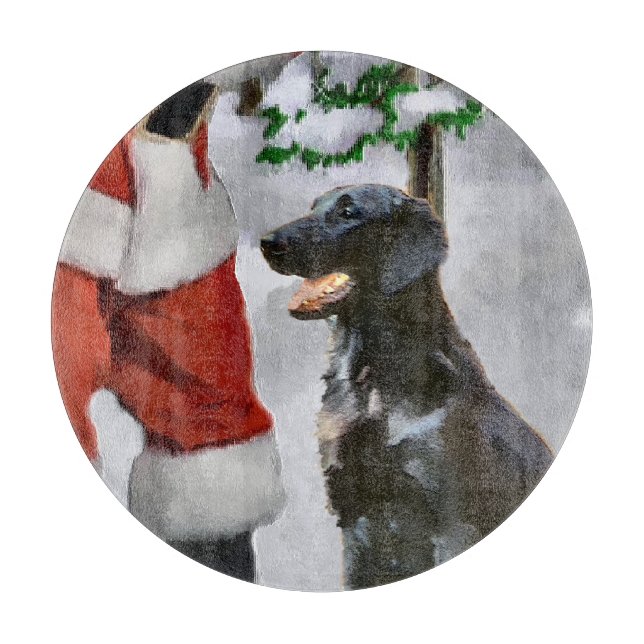 Tabla De Cortar Navidades recuperadores planos (Anverso)