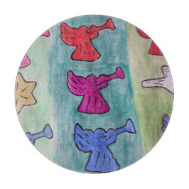 Tabla De Cortar Navidades se enfurecen con trompetas