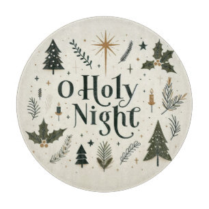 Tabla De Cortar Navidades Sencillos De Noche Santa
