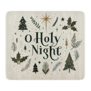 Tabla De Cortar Navidades Sencillos De Noche Santa