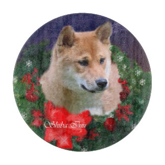 Tabla De Cortar Navidades Shiba Inu