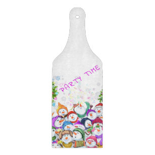 Tabla De Cortar Navidades Snowmans Cortando el tablero