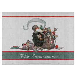 Tabla De Cortar Navidades tradicionales Nombre de la familia Vinta