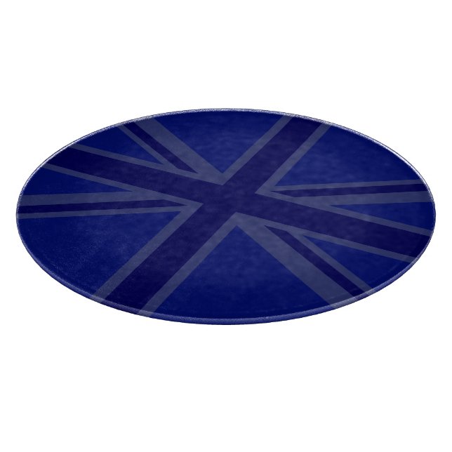 Tabla De Cortar NAvy Blue Union Jack Decor (Borde)
