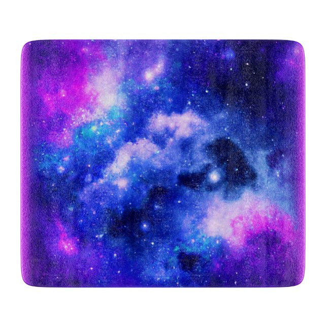 Tabla De Cortar "Nebula Stars" - Un asombroso arte digital. ¡Cómpr (Anverso)