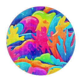 Tabla De Cortar Nebulosa de Colores