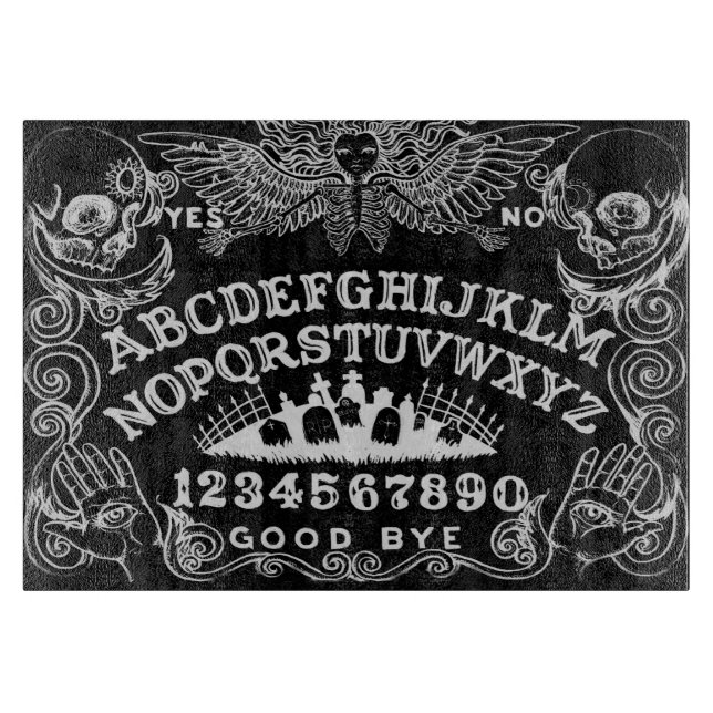 Tabla De Cortar Negro del tablero de brujas (Anverso)