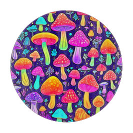 Tabla De Cortar Neón suave: parche para hongos Personalizados