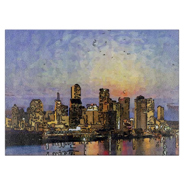 Tabla De Cortar New Orleans Sunset (Anverso)