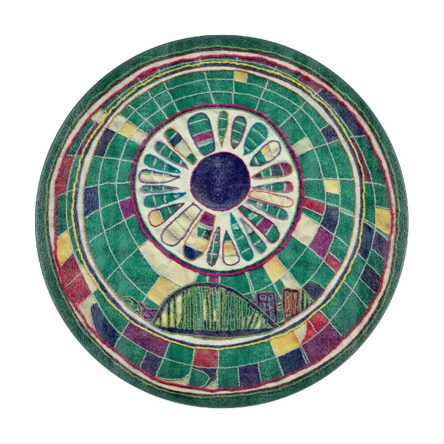 Tabla De Cortar Newcastle bridge pattern  (Anverso)