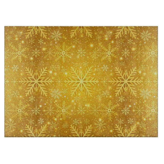 Tabla De Cortar Nieve Dorada (Anverso)