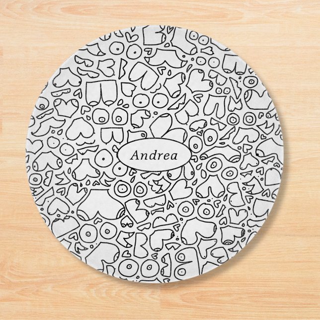 Tabla De Cortar Niña feminista divertida (Subido por el creador)