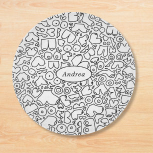 Tabla De Cortar Niña feminista divertida