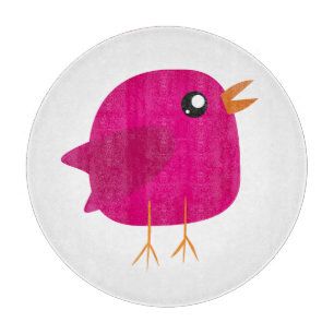 Tabla De Cortar Niños adorables pájaros