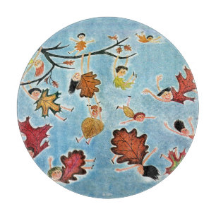 Tabla De Cortar Niños de la hoja
