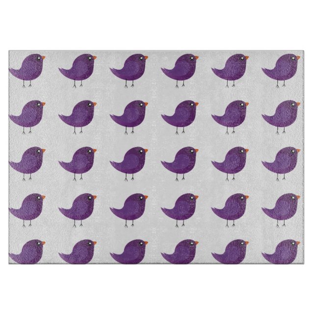 Tabla De Cortar Niños pajarito lindo  (Anverso)