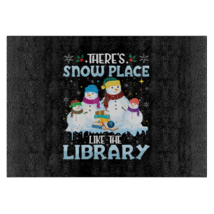 Tabla De Cortar No hay lugar como la Navidad de la Biblioteca