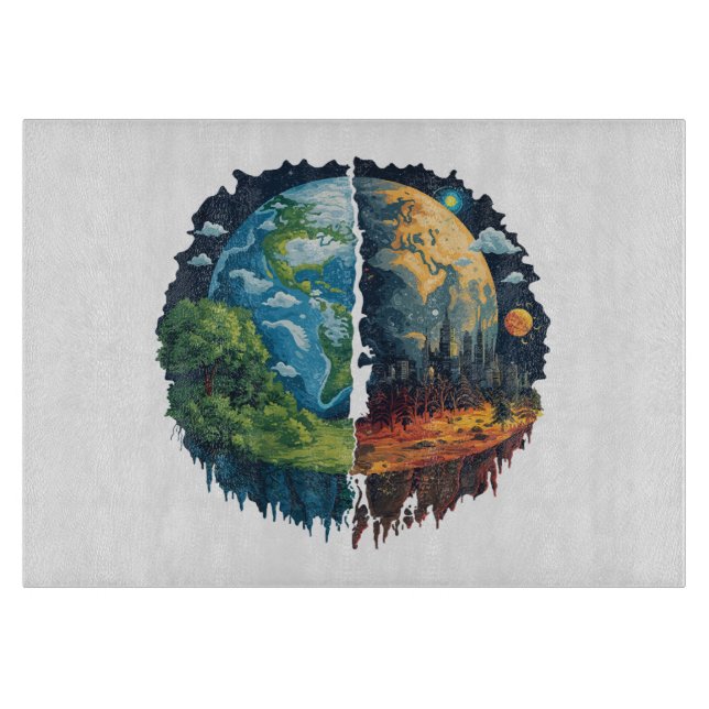 Tabla De Cortar No matemos el planeta (Anverso)