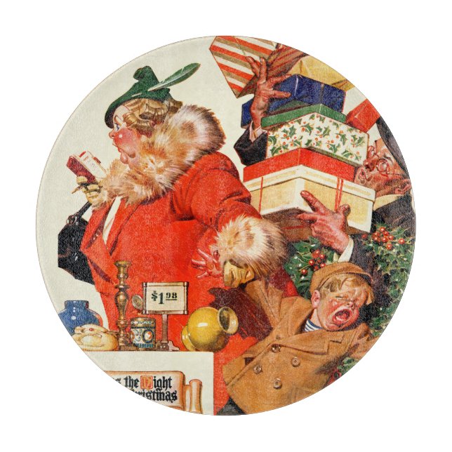 Tabla De Cortar Noche antes de los Navidades (Anverso)