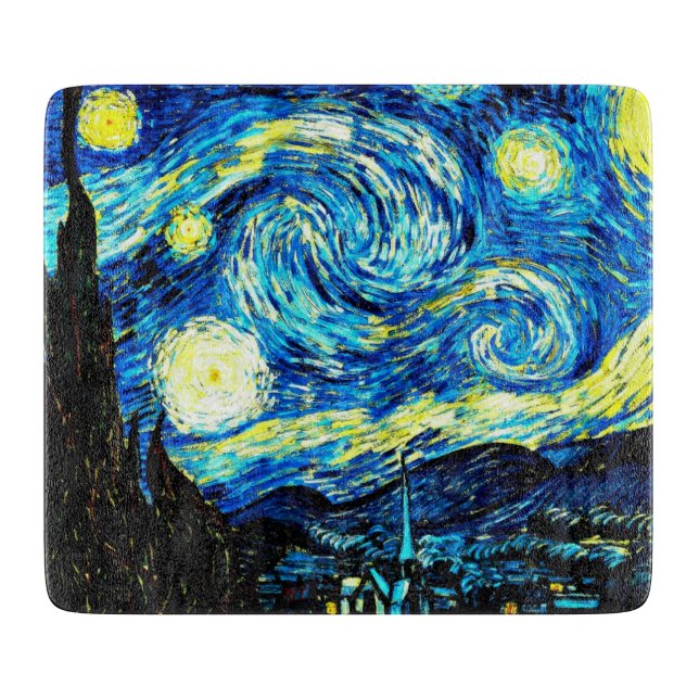 Tabla De Cortar Noche estrellada (Anverso)