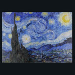 Tabla De Cortar Noche estrellada de Vincent Van Gogh<br><div class="desc">Pintura del óleo del maestro holandés Vincent Van Gogh (1853-1890) Probablemente su pintura más famosa, Van Gogh pintó "La noche estrellada" en 1889 de memoria mientras estaba en un asilo en Francia donde se registró para la depresión. La escena representa la vista desde la ventana de su dormitorio. En la...</div>
