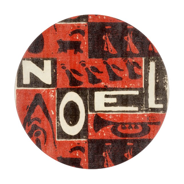 Tabla De Cortar Noel Red (Anverso)