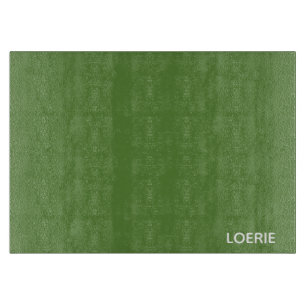 Tabla De Cortar Nombre de color verde de Loerie